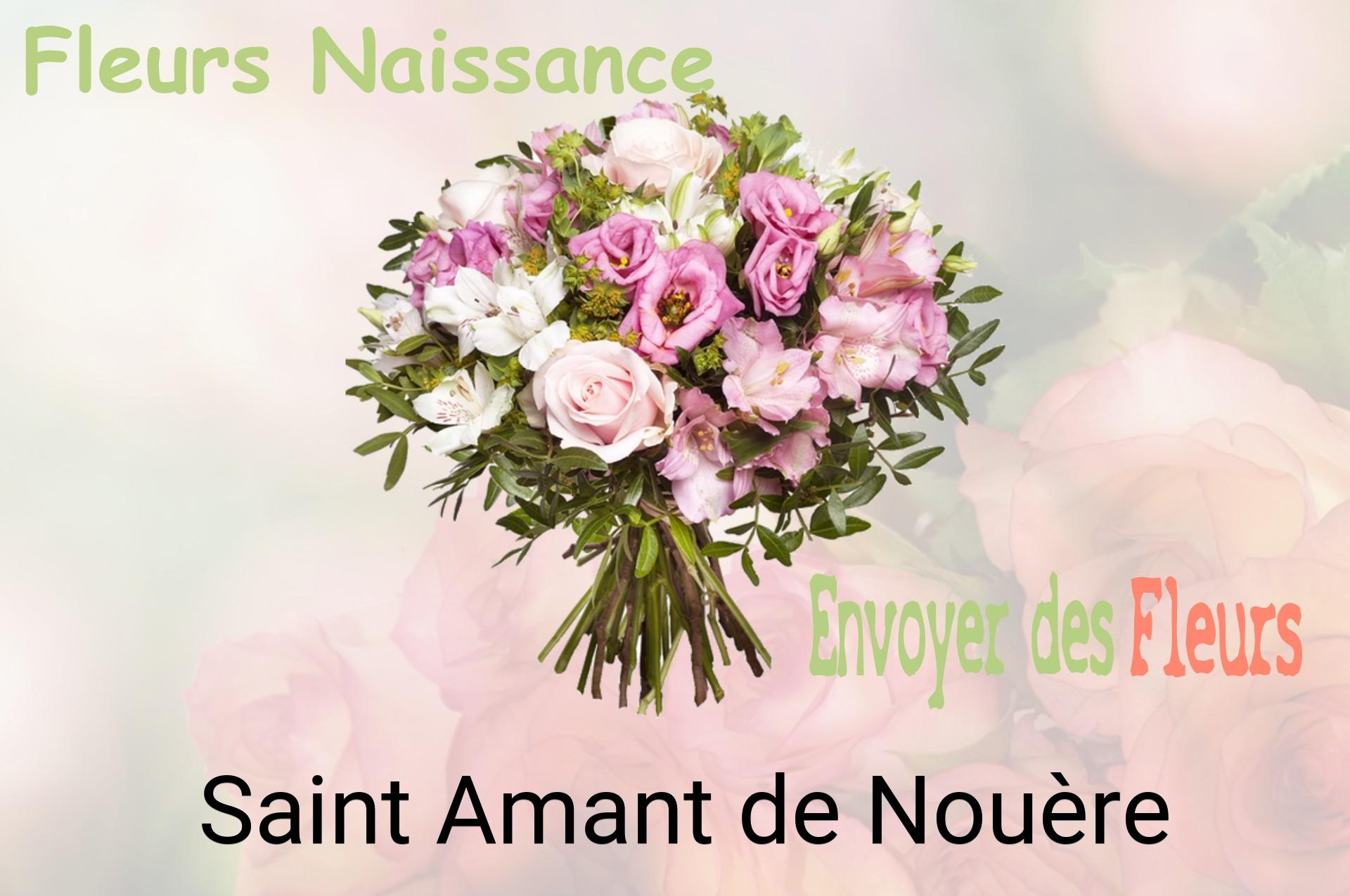 Bouquet de fleurs de naissance livré à Saint-Amant-de-Nouère